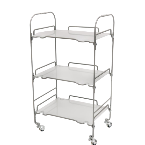 Этажерка «ВЕНЕРА» металл, стекло