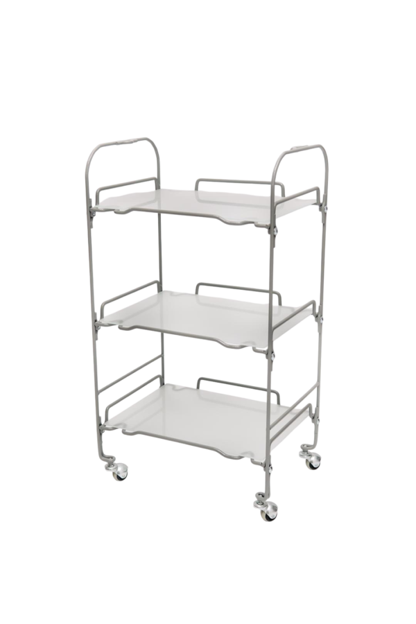 Этажерка «ВЕНЕРА» металл, стекло