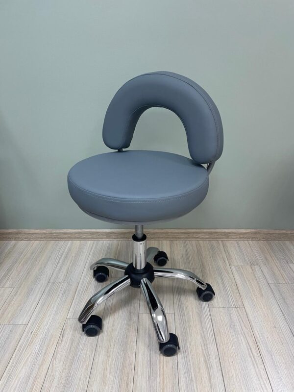 NEW! Табурет мастера педикюра "Орион" Низкий для мастера педикюра