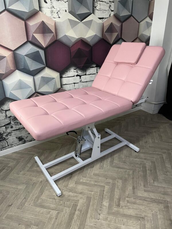 Кушетка массажно-косметологическая КВАДРО на гидравлике, 2-х секционная