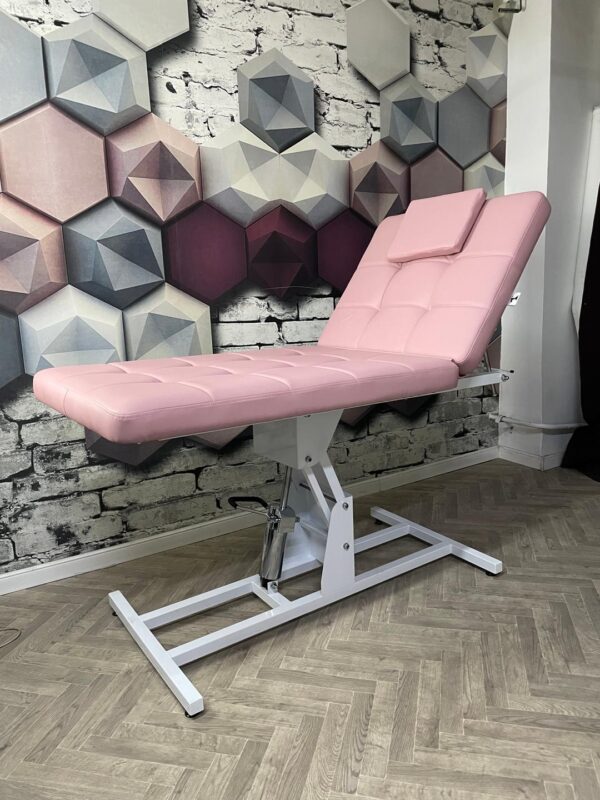 Кушетка массажно-косметологическая КВАДРО на гидравлике, 2-х секционная