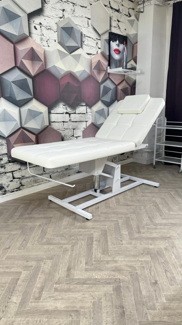 Кушетка массажно-косметологическая КВАДРО на гидравлике, 2-х секционная