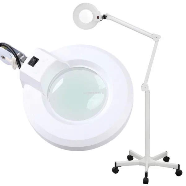 Лампа-лупа на штативе напольная