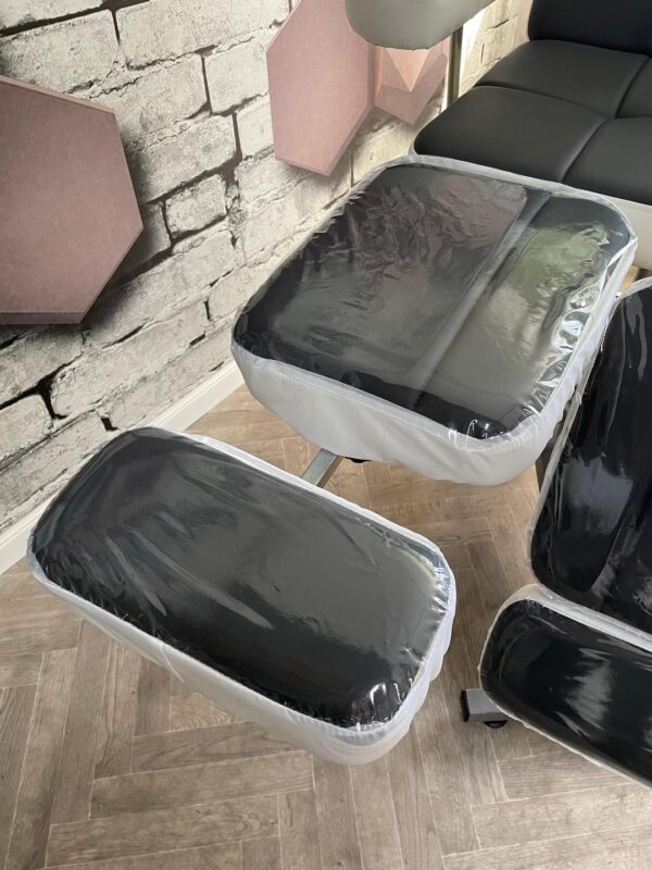 Чехлы на ножки ПВХ с Кантом на резинке на педикюрное кресло КВАДРО