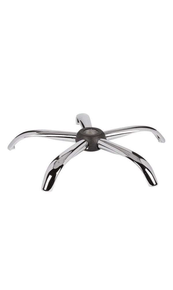 Крестовина на колесах хромированная для кресла