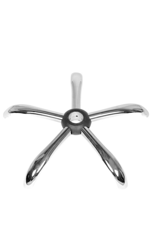 Крестовина на колесах хромированная для кресла