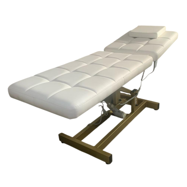 Кушетка 2-х секционная, массажно-косметологическая КВАДРО-70 с 1 электромотором