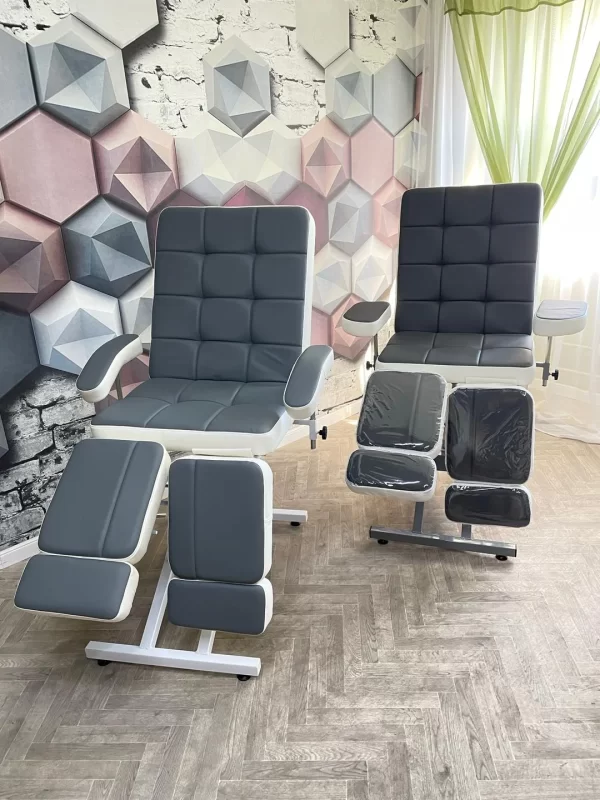 Педикюрное кресло на гидравлике КВАДРО-65 см ширина
